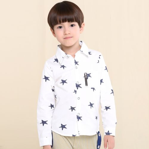 Chemise garçon à manche longue - Ref 2077500