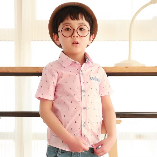 Chemise garçon à manche courte - Ref 2077528