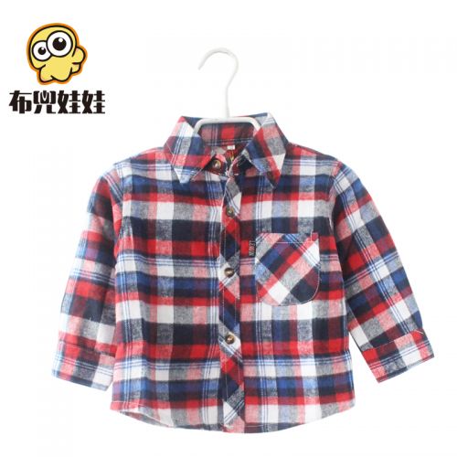 Chemise garçon à manche longue en Toile de coton - Ref 2077551