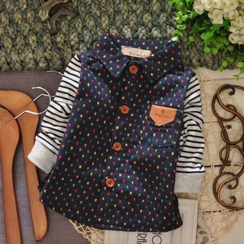 Chemise garçon à manche longue - Ref 2077569