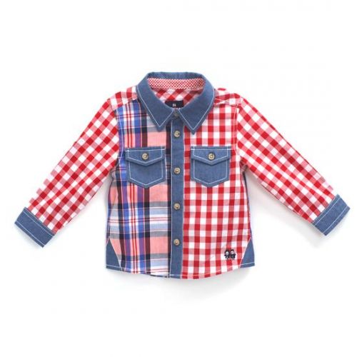 Chemise garçon à manche longue - Ref 2077605