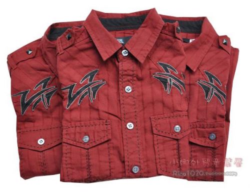 Chemise garçon à manche longue - Ref 2077609