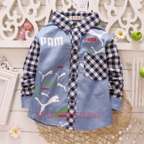 Chemise garçon à manche longue - Ref 2077696