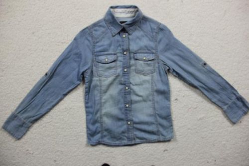 Chemise garçon à manche longue en coton - Ref 2077706