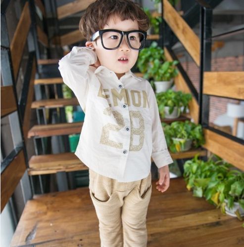 Chemise garçon à manche longue - Ref 2077750