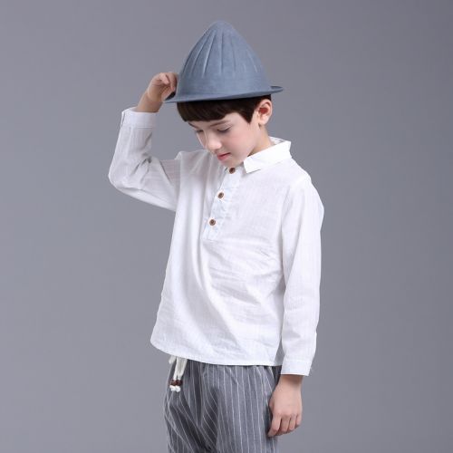 Chemise garçon à manche longue - Ref 2077753