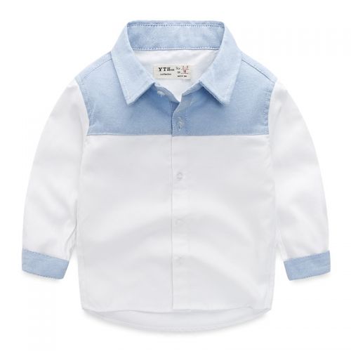 Chemise garçon à manche longue - Ref 2077774