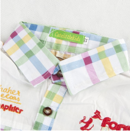 Chemise garçon à manche longue - Ref 2077795