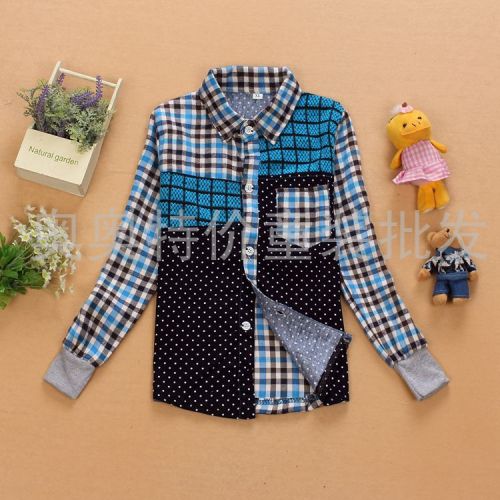 Chemise garçon à manche longue - Ref 2077925