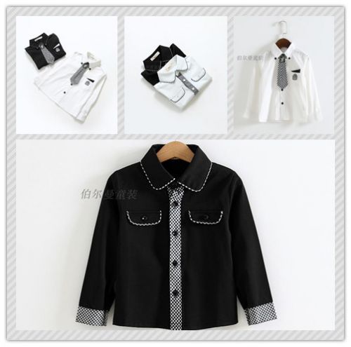 Chemise garçon à manche longue - Ref 2077956