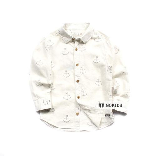 Chemise garçon à manche longue - Ref 2077957