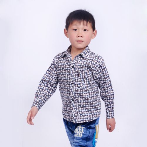 Chemise garçon à manche longue - Ref 2077974