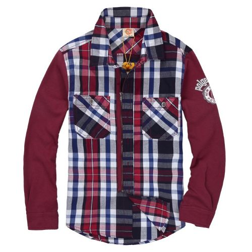 Chemise garçon à manche longue en Toile de coton - Ref 2077980