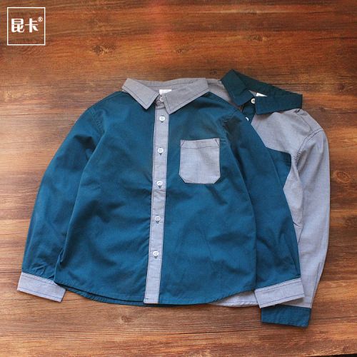 Chemise garçon à manche longue - Ref 2077995