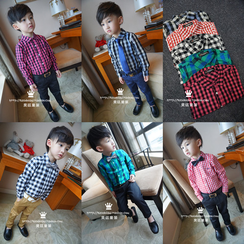 Chemise garçon à manche longue - Ref 2078008