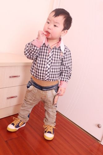 Chemise garçon à manche longue - Ref 2078042