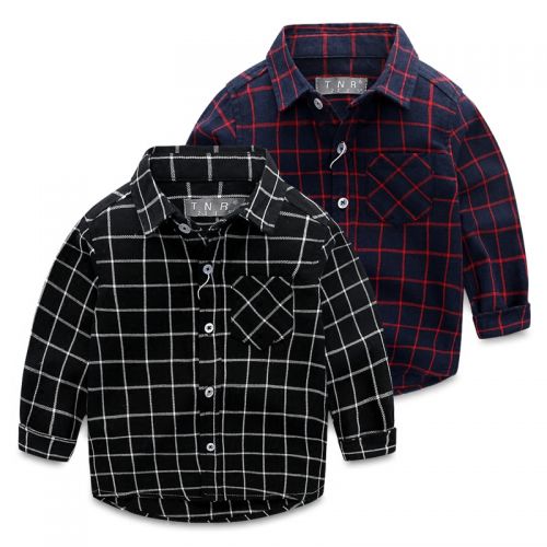 Chemise garçon à manche longue - Ref 2078060