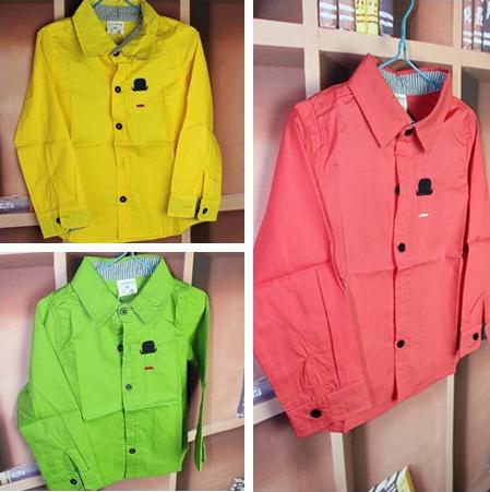 Chemise garçon à manche longue - Ref 2078078