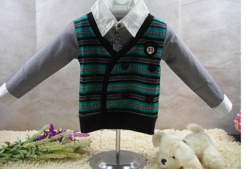 Chemise garçon à manche longue - Ref 2078083