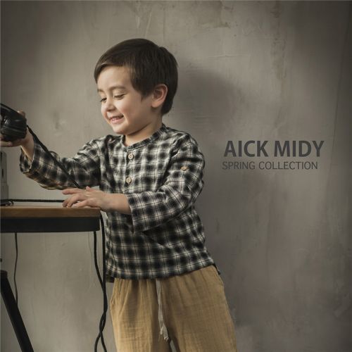 Chemise garçon AKMDKIDS à manche longue - Ref 2078091