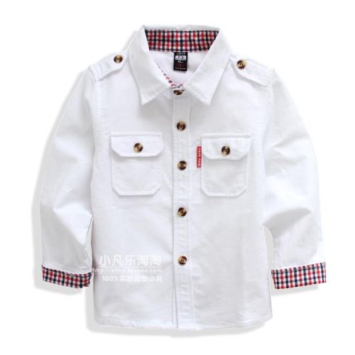 Chemise garçon à manche longue - Ref 2078128