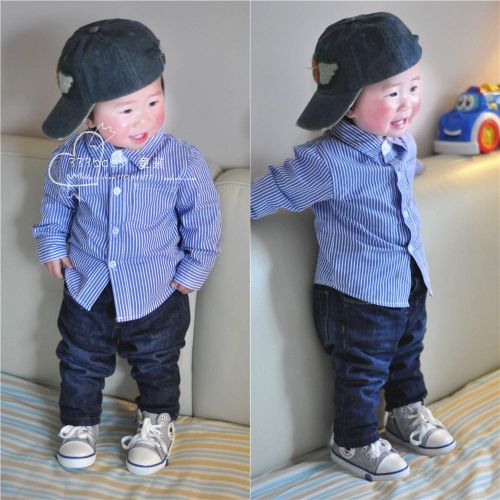 Chemise garçon à manche longue - Ref 2078129