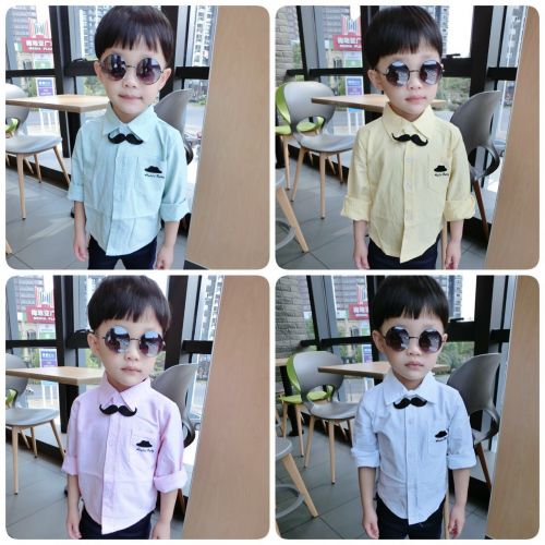 Chemise garçon à manche longue - Ref 2078136