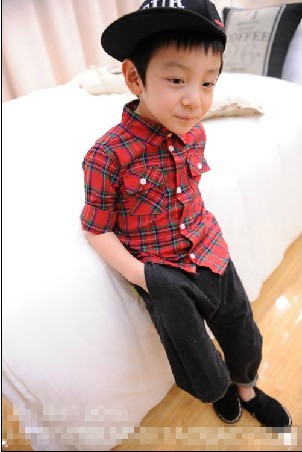 Chemise garçon à manche longue - Ref 2078144