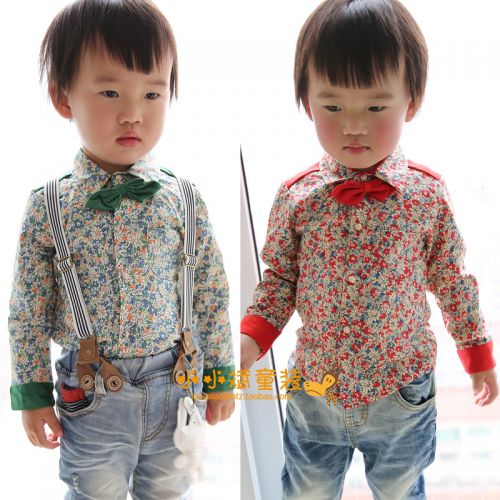 Chemise garçon à manche longue - Ref 2078152