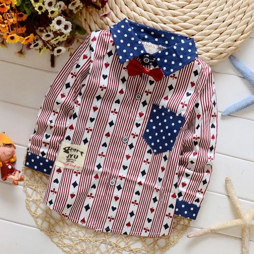 Chemise garçon à manche longue - Ref 2078221