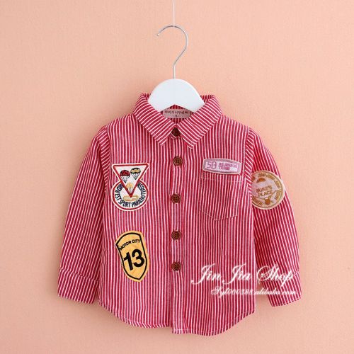 Chemise garçon à manche longue - Ref 2078275