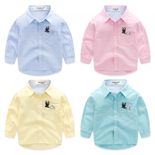 Chemise garçon à manche longue - Ref 2078281