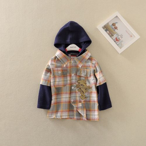 Chemise garçon à manche longue - Ref 2078302