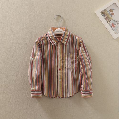 Chemise garçon à manche longue - Ref 2078316