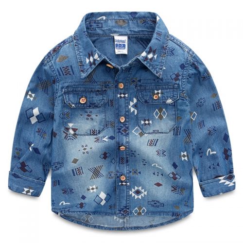 Chemise garçon BELLYFISH à manche longue - Ref 2078331