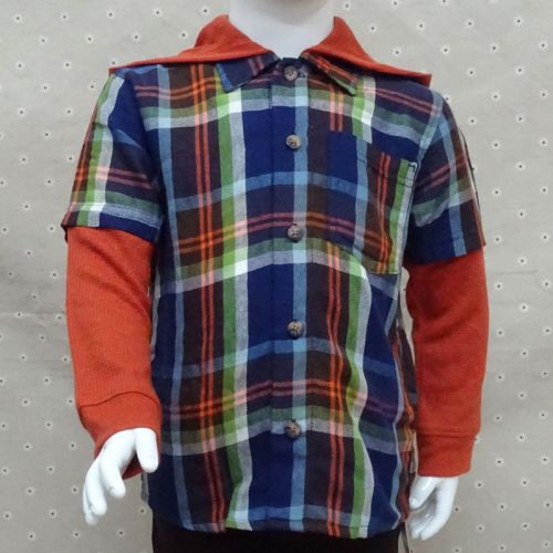 Chemise garçon à manche longue en Toile de coton - Ref 2078370