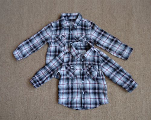 Chemise garçon à manche longue en Toile de coton - Ref 2078380