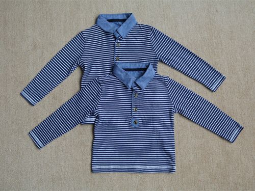 Chemise garçon à manche longue - Ref 2078382