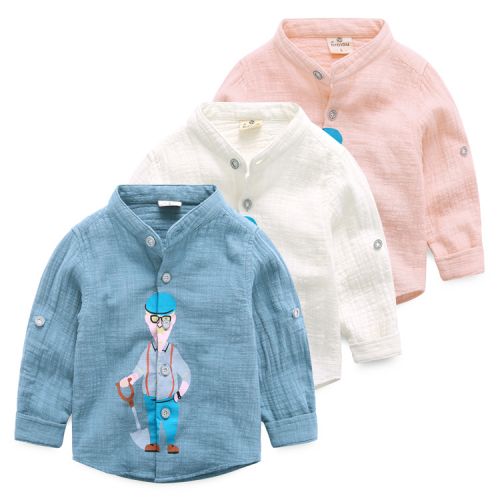 Chemise garçon à manche longue - Ref 2078450