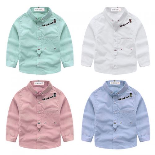 Chemise garçon à manche longue - Ref 2078478
