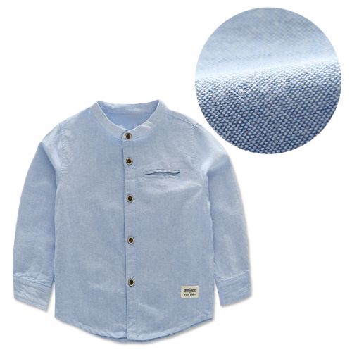 Chemise garçon à manche longue en Toile de coton - Ref 2078483