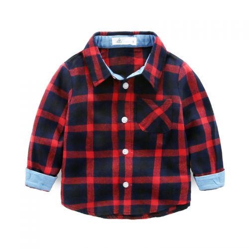 Chemise garçon à manche longue - Ref 2078489