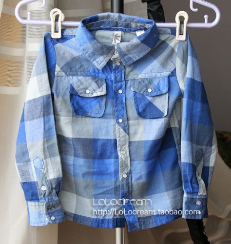Chemise garçon à manche longue en coton - Ref 2078540