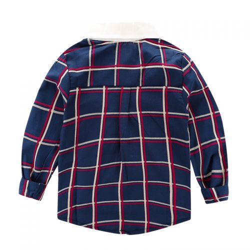 Chemise garçon à manche longue en Toile de coton - Ref 2078552