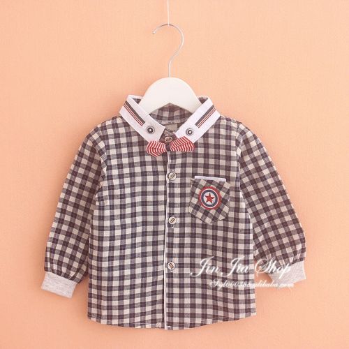 Chemise garçon à manche longue - Ref 2078567