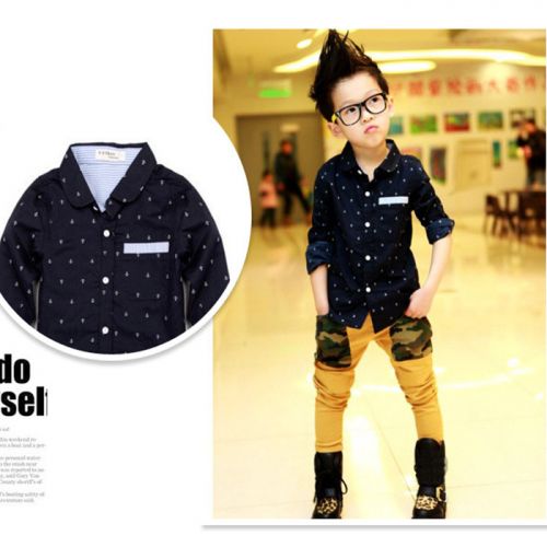 Chemise garçon à manche longue - Ref 2078572