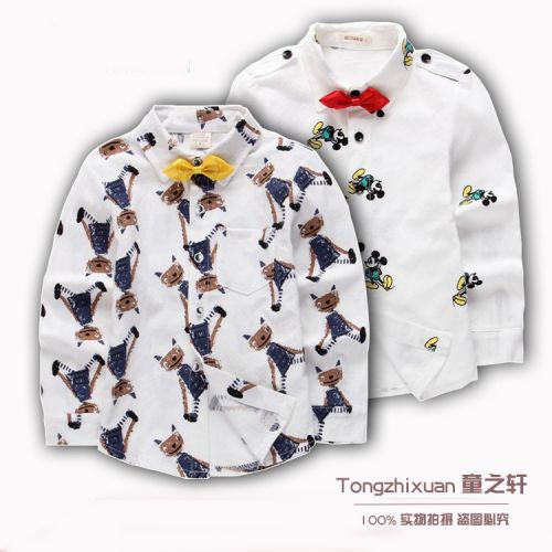 Chemise garçon à manche longue - Ref 2078584