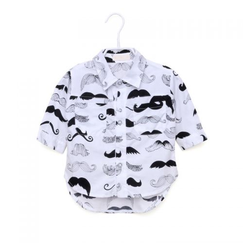 Chemise garçon à manche longue en Toile de coton - Ref 2078612