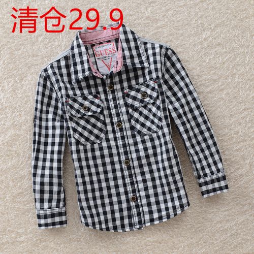 Chemise garçon à manche longue - Ref 2078636