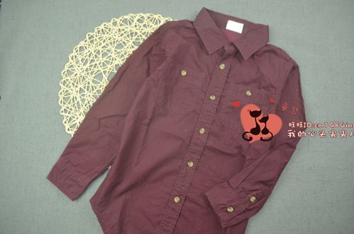 Chemise garçon à manche longue - Ref 2078663